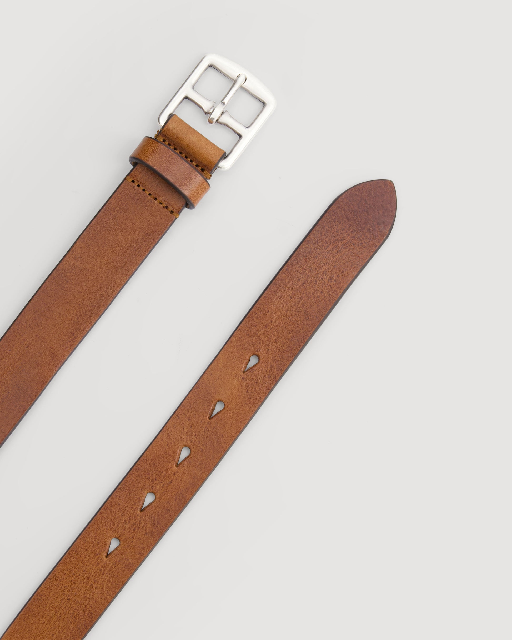 Ceinture Homme en Cuir Marron Austin