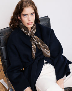 Bandana Femme en Laine Imprimé Vert Militaire