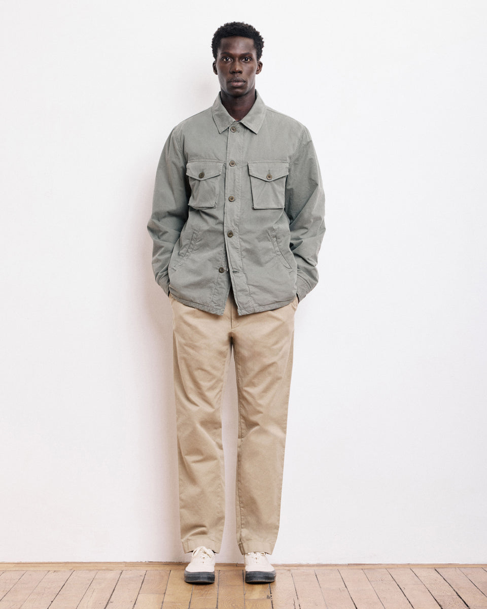 Chaqueta Jonah Cotton Army Green para hombre - Image alternative