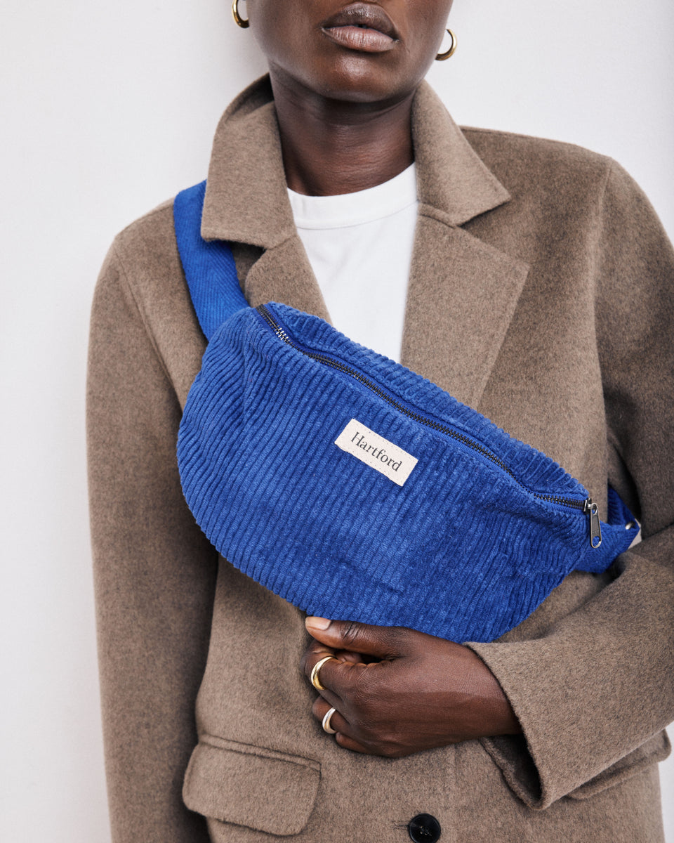 Etna Women's Blue Corduroy Bag - Image alternative