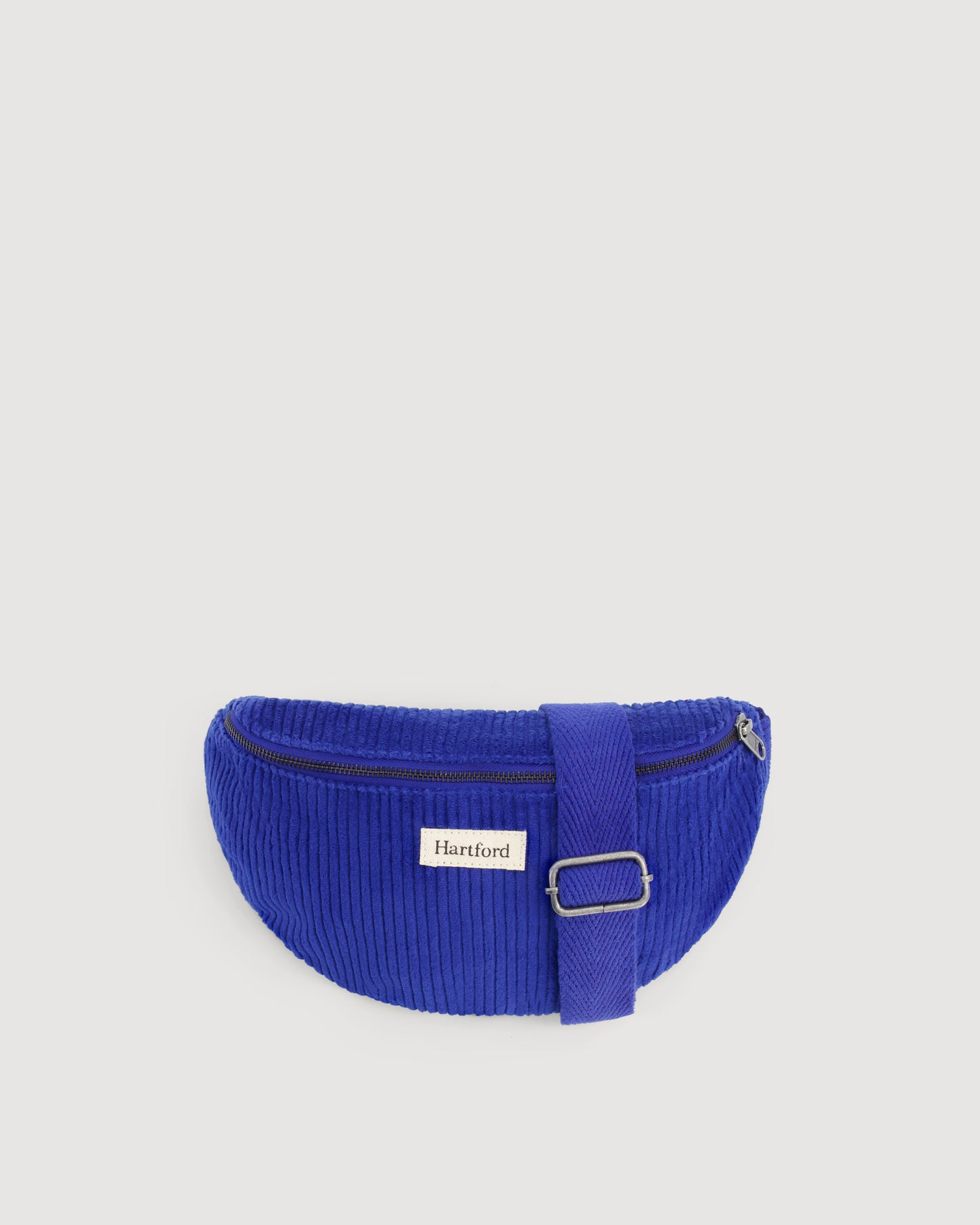Banane Femme en Velours Côtelé Bleu Etna Bag