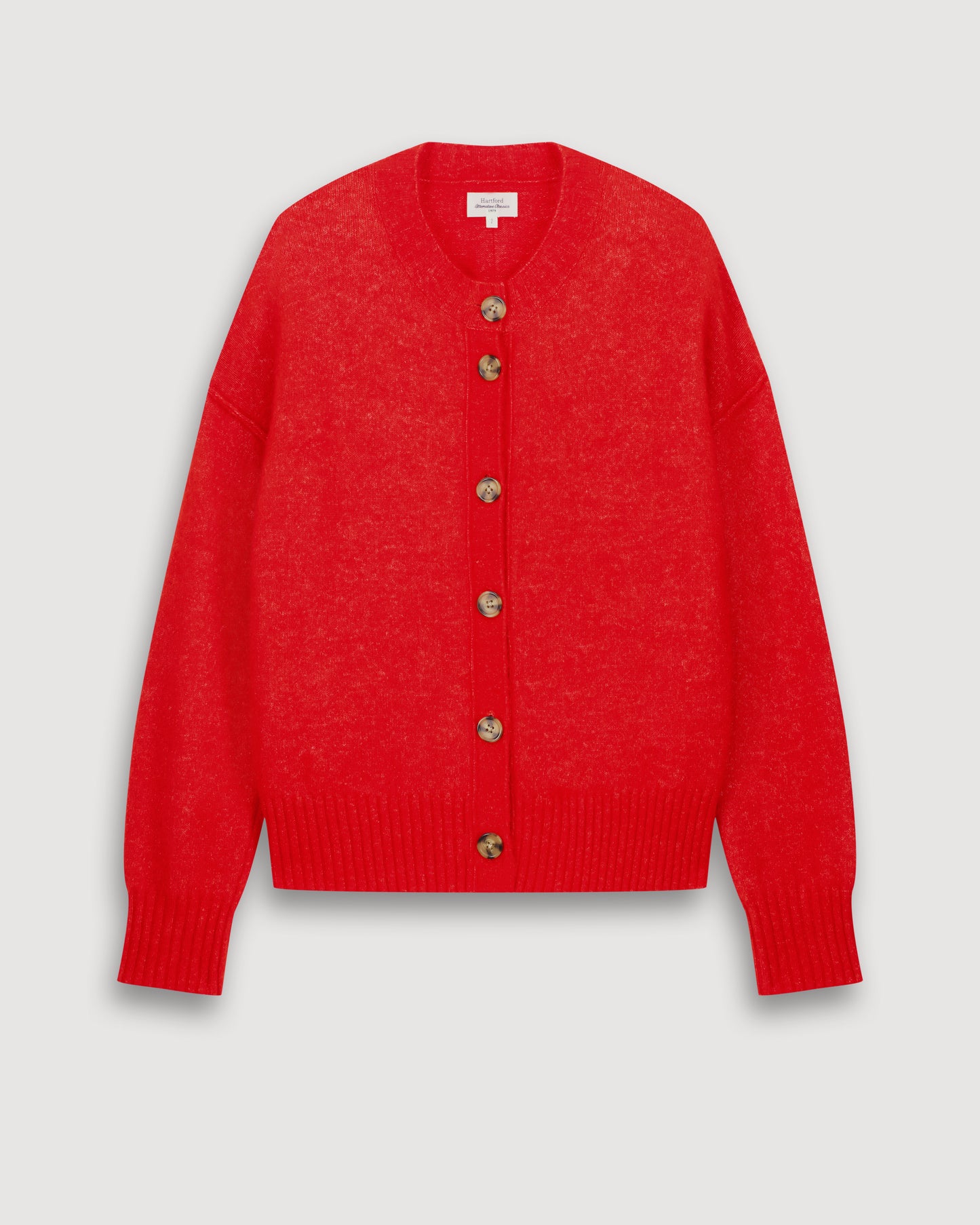 Melis Women's Red Alpaga & Merinos Wool Sweat