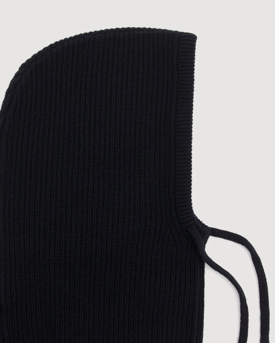 Mellon Girl's Black Merinos Wool & Cachemire Beanie - Image alternative