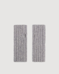 Mitaines Femme en Yak & Alpaga Gris chiné Gloves