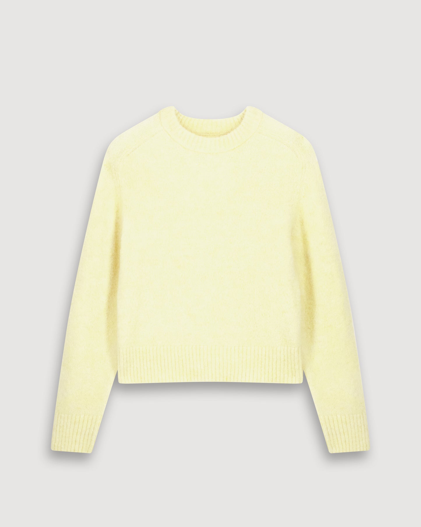 Pull Femme en Alpaga Jaune Maiwen