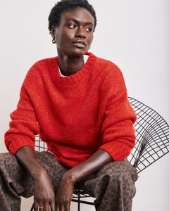 Mage Women's Red Laine & Alpaca Sweat