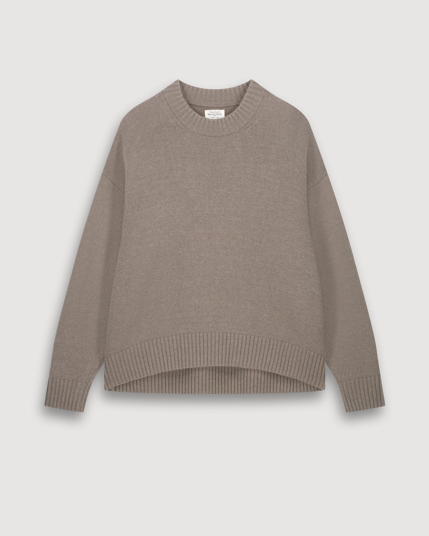 Magritte Women's Military Green Wool, Viscose & Cashmere Sweat