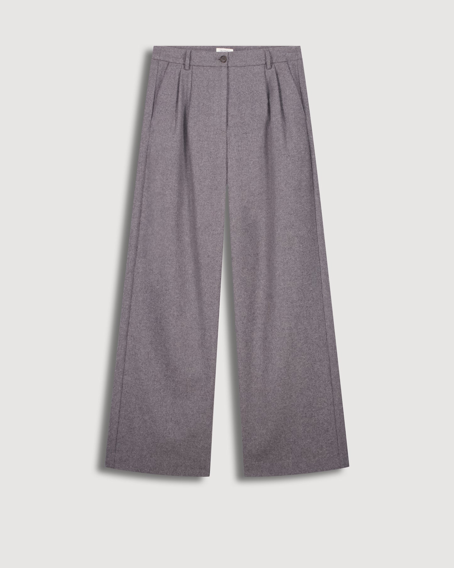 Panache Women's Grey Wool Flannel Pants