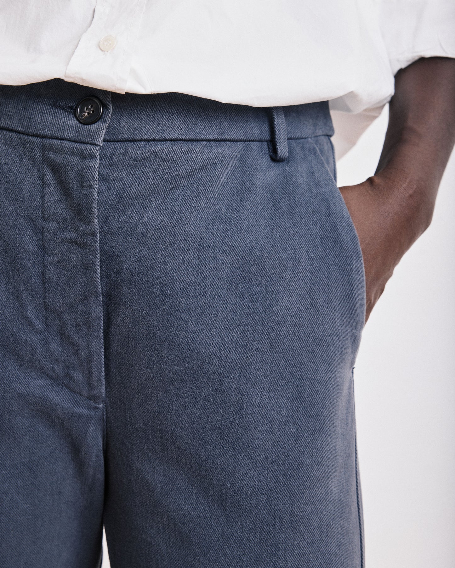 Pantalon Femme en Lyocell & Coton Carbone Pandore