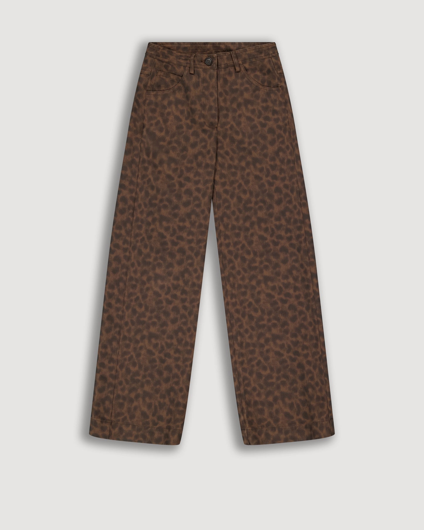 Pantalon Fille en Lyocell & Coton Léopard Pilote