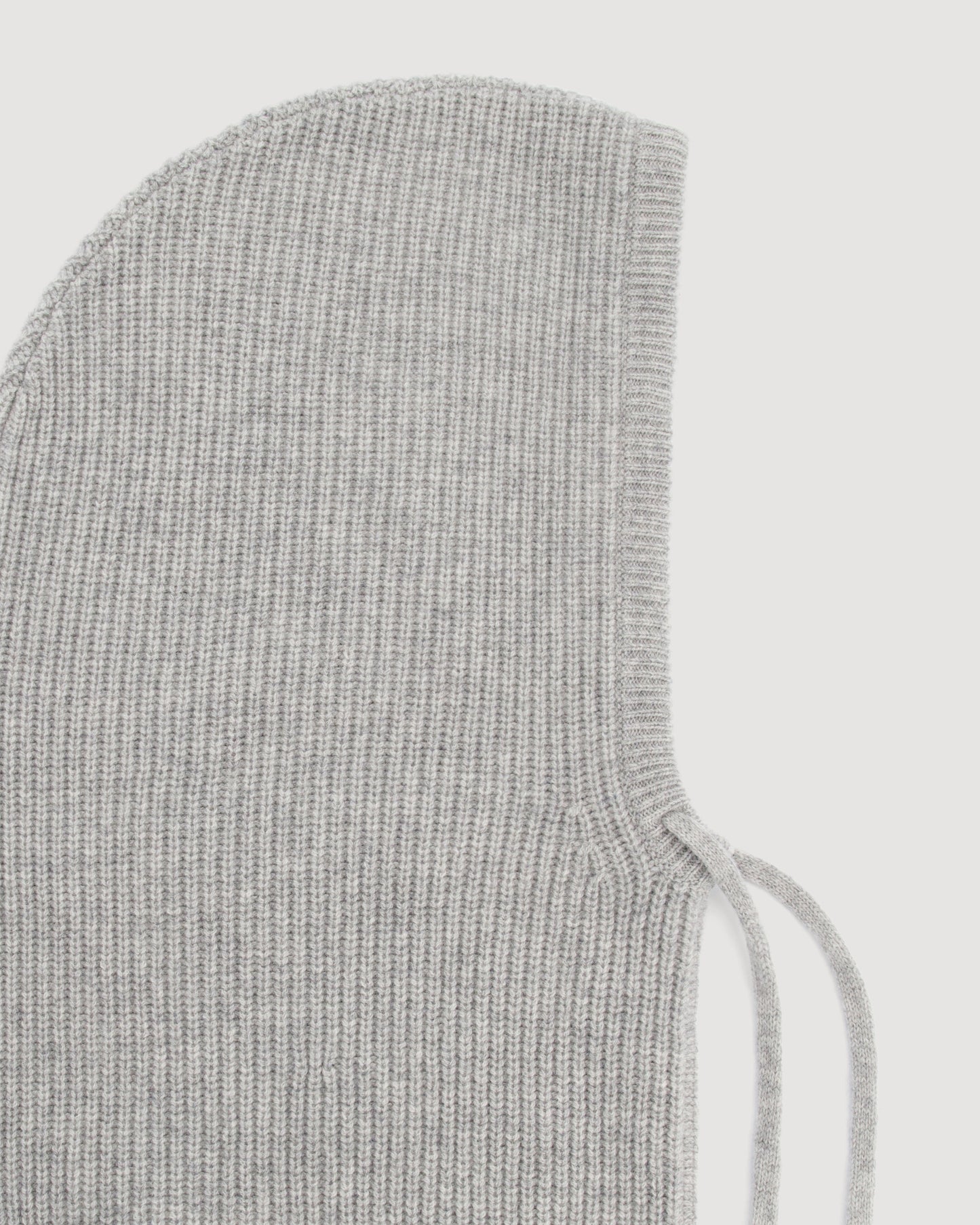 Cagoule Femme en Laine & Cachemire Gris Chiné Mellon
