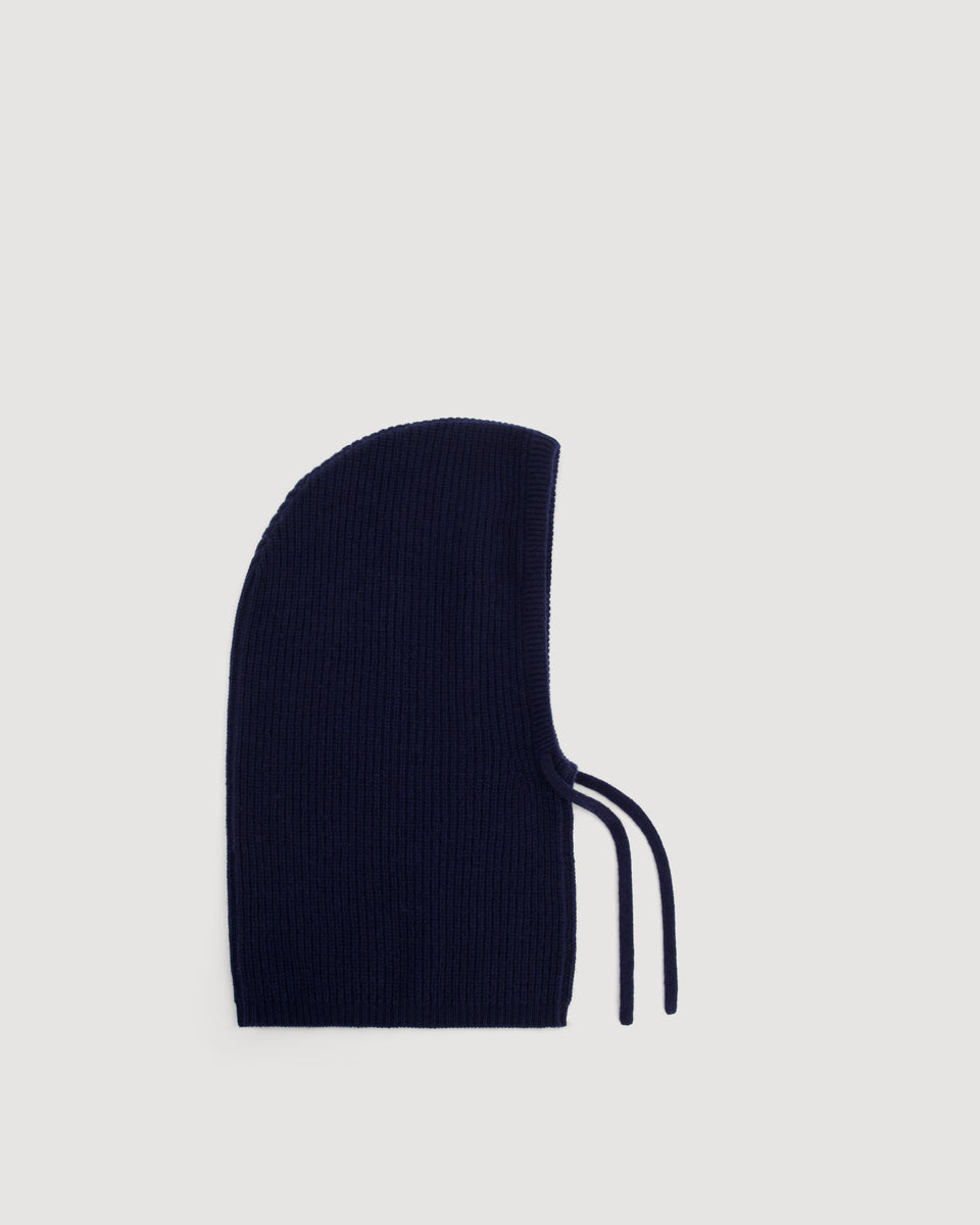 Mellon Women's Navy Blue Wool & Cashmere Beanie - Image 3