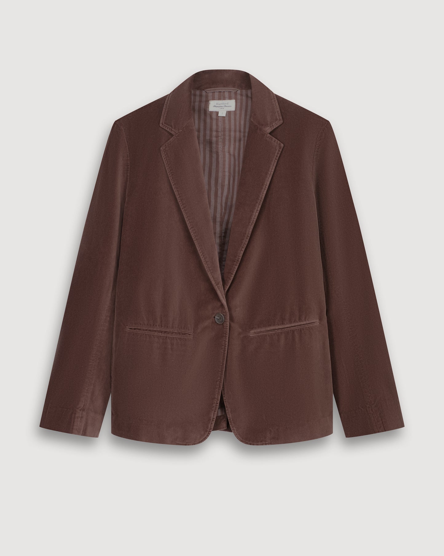Virna Women's Chocolate Velvet Jacket