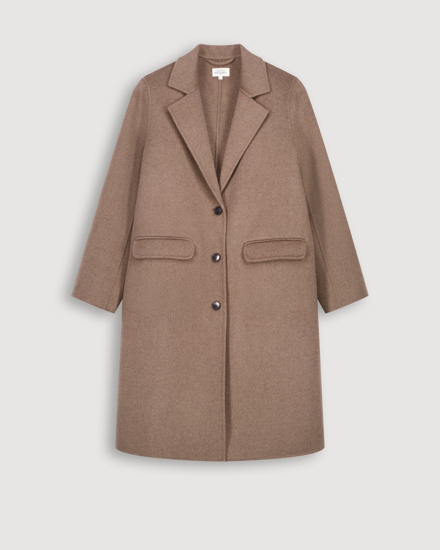 Ville Women's Heather Mole Double Face Wool Coat