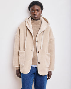 Manteau Femme en Sherpa Sable Visalia