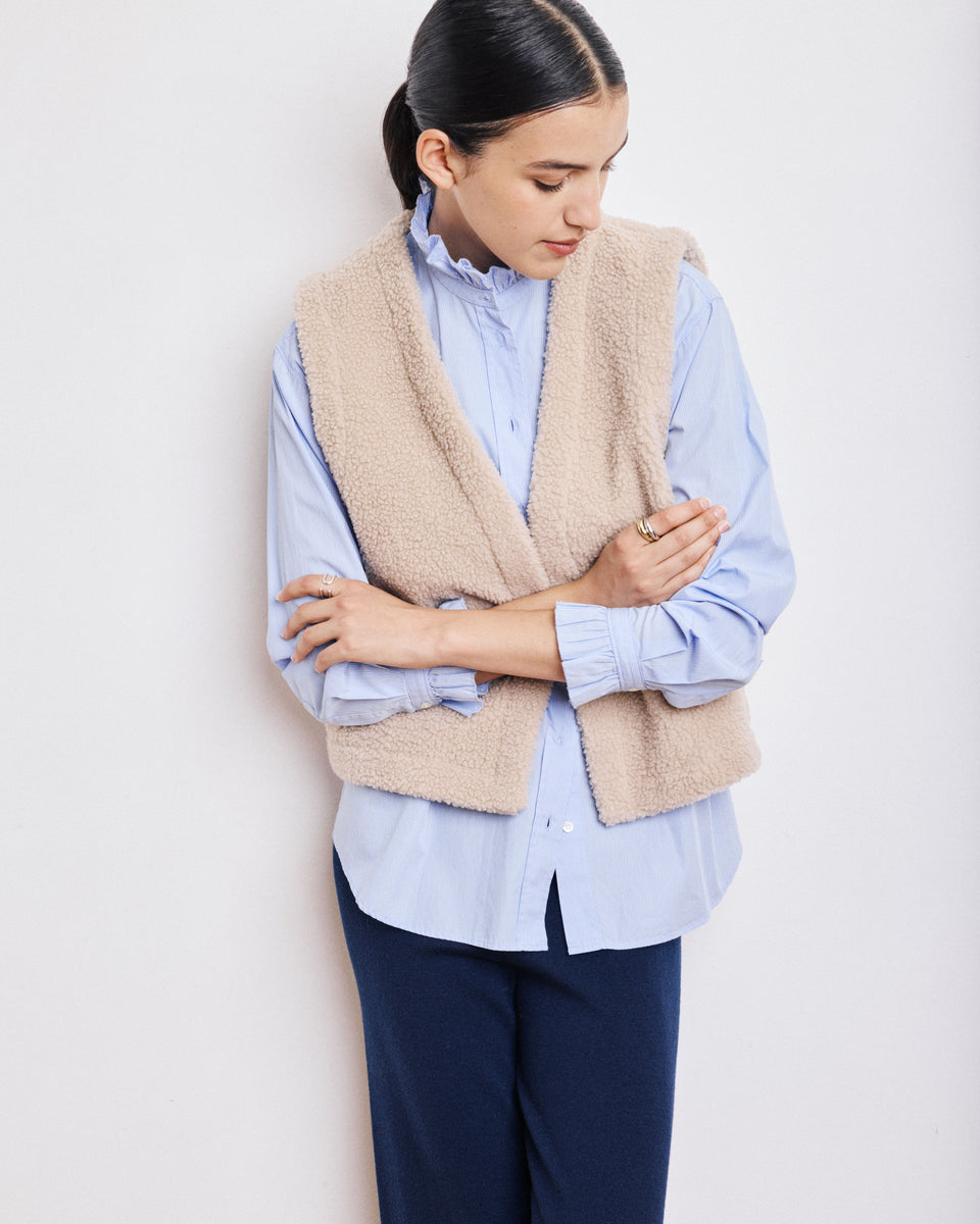 Valley Women's Sand Sherpa Vest - Image alternative