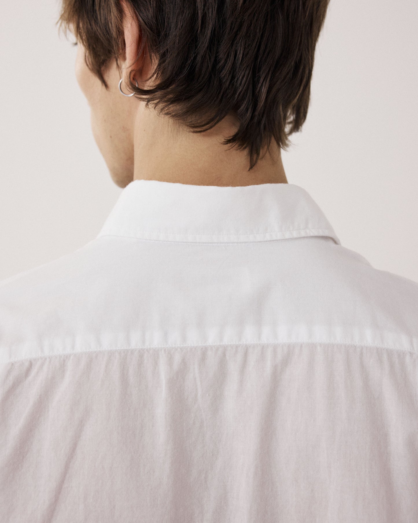 Chemise Homme en Voile de Coton Blanc Paul BF01002-20