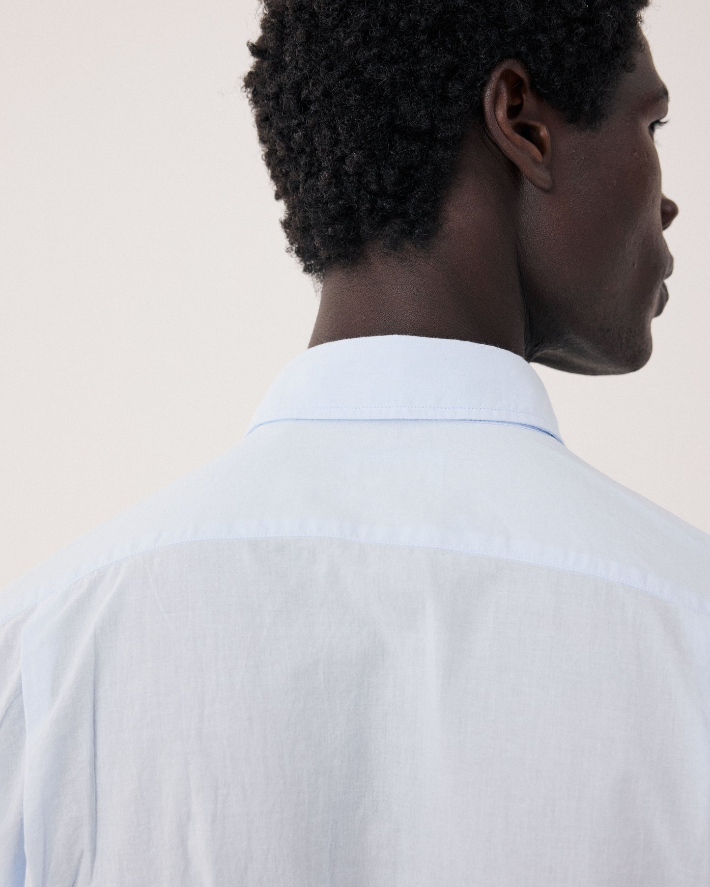 Chemise Homme en Voile de Coton Bleu Ciel Paul BF01002-65