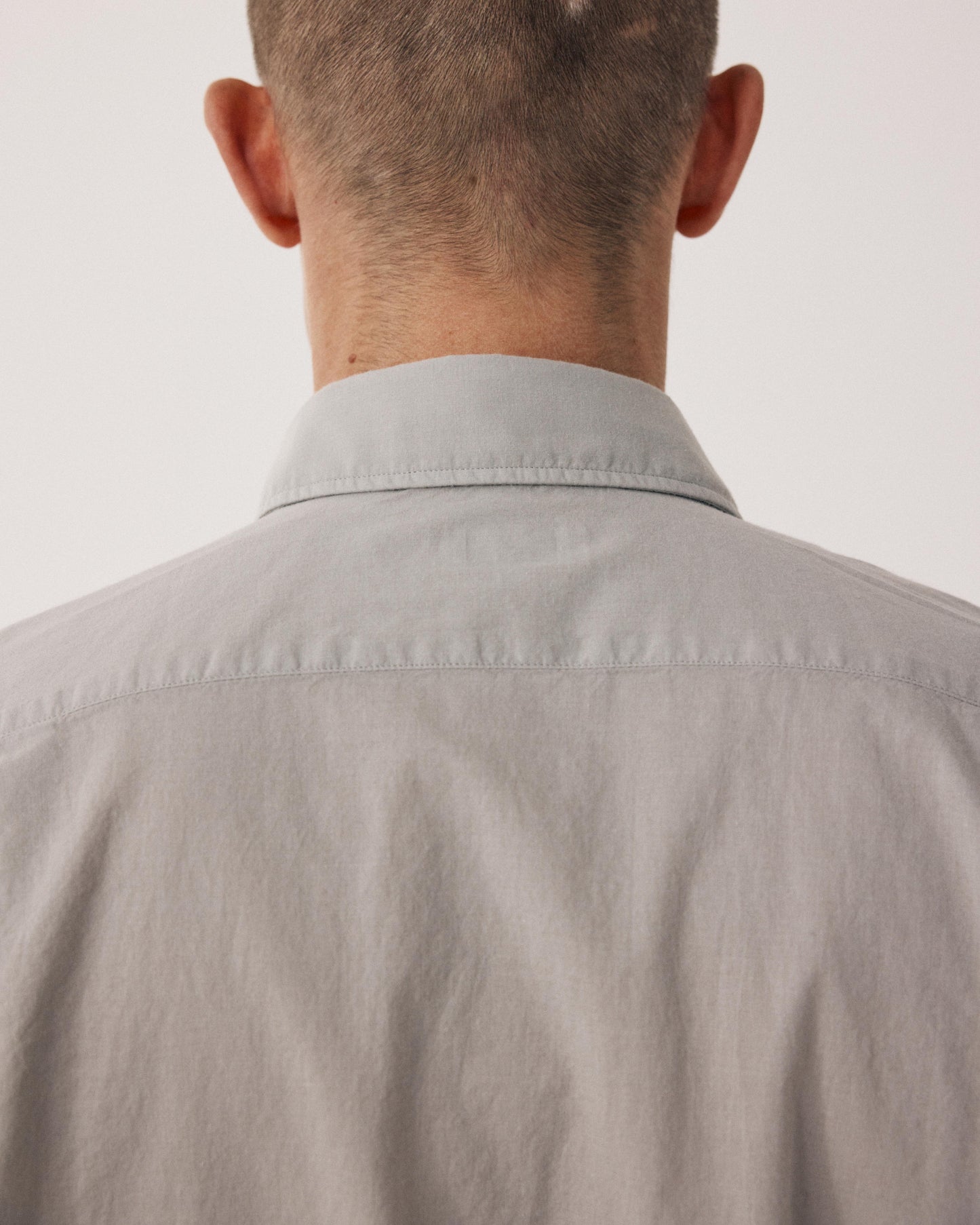 Chemise Homme en Voile de Coton Vert Sauge Paul BF01002-71