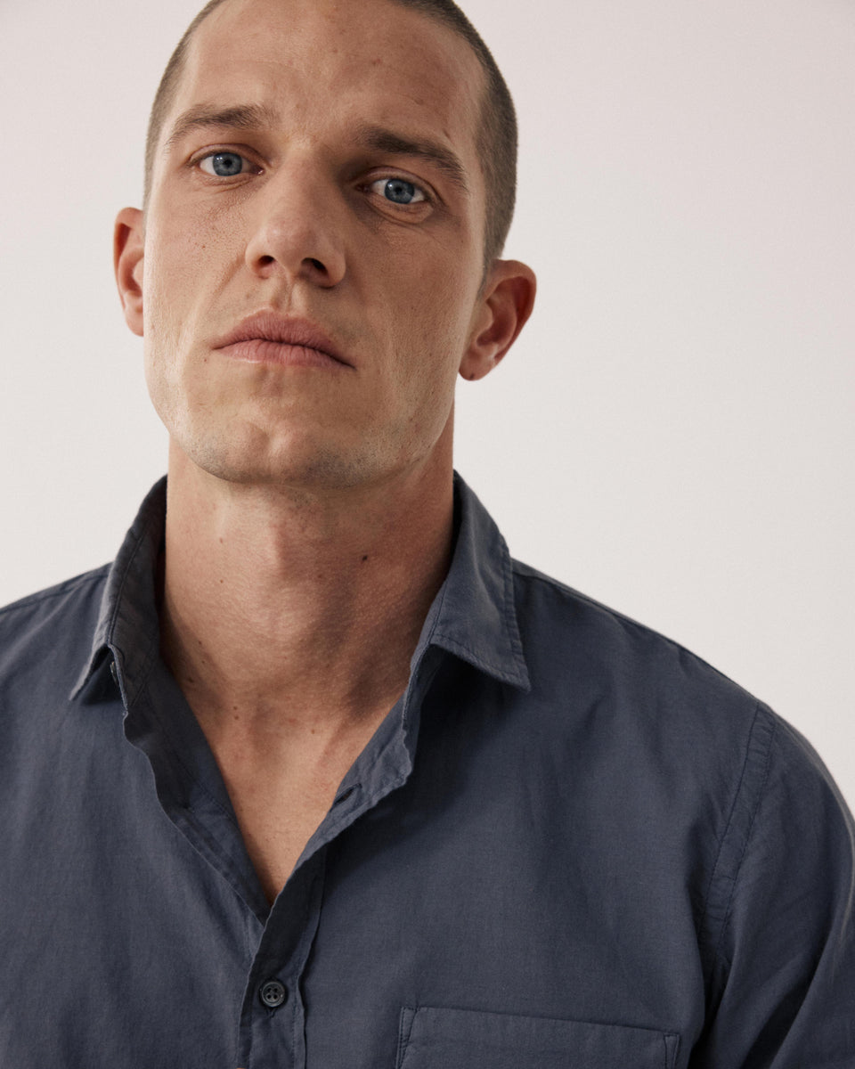 Storm Men's Carbon Cotton Voile Shirt - Image alternative