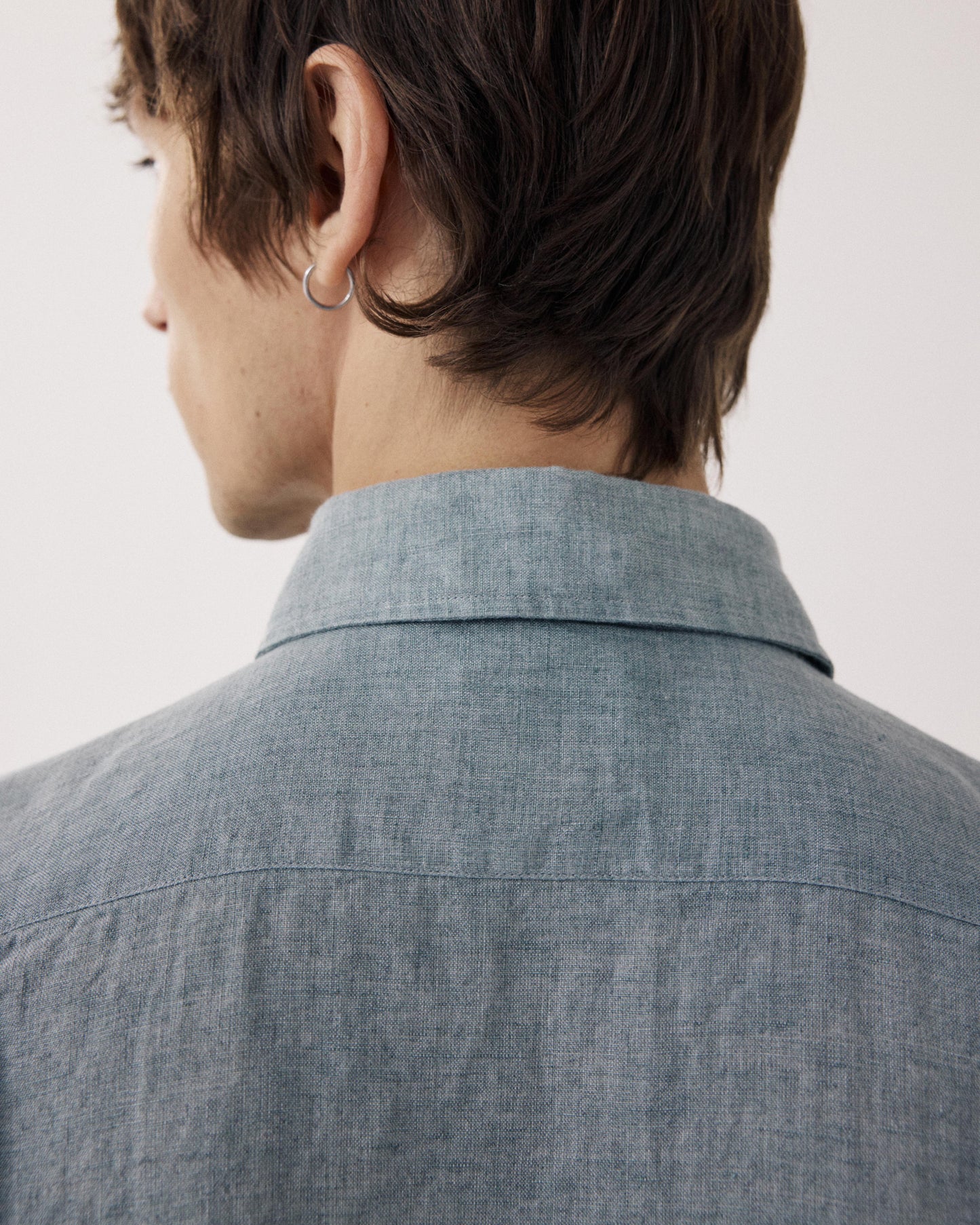 Paul Green Men's Linen Chambray Shirt BF11019-05