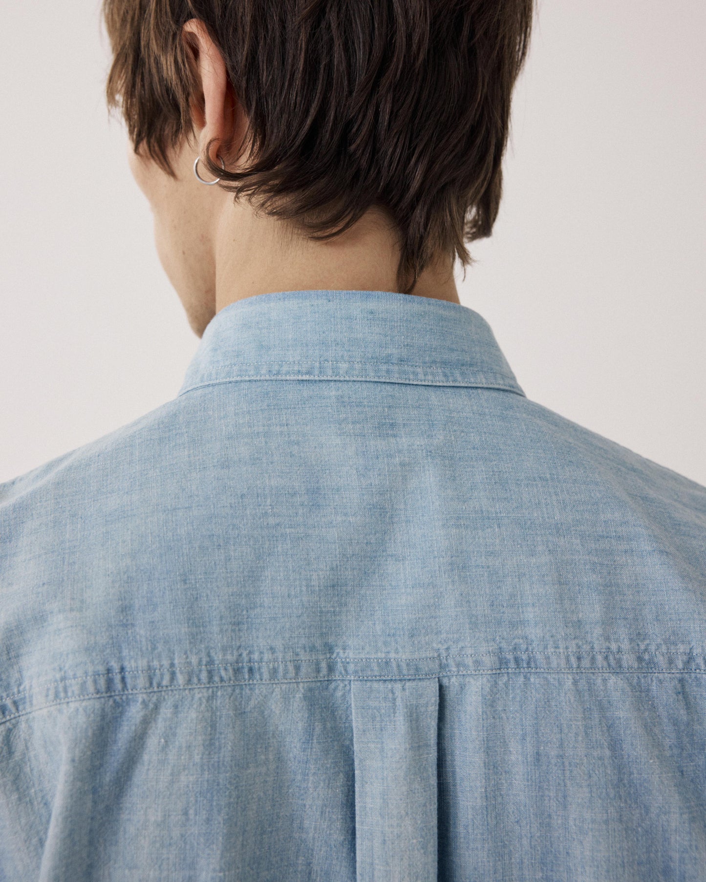 Men's Lightweight Denim Blue Indigo Shirt Faith BF16024-03