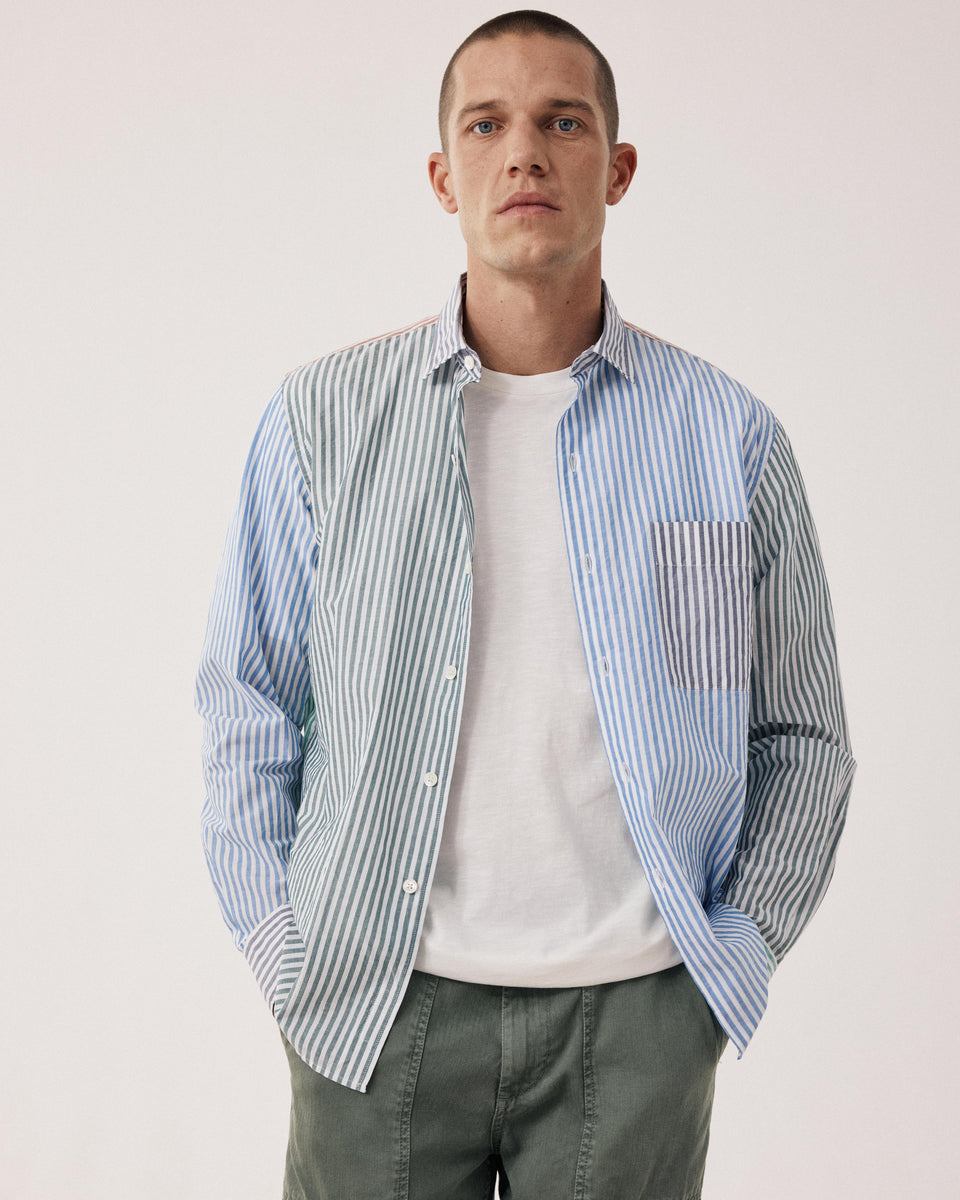 Chemise Homme en Fil-à-fil Patchwork - Image principale