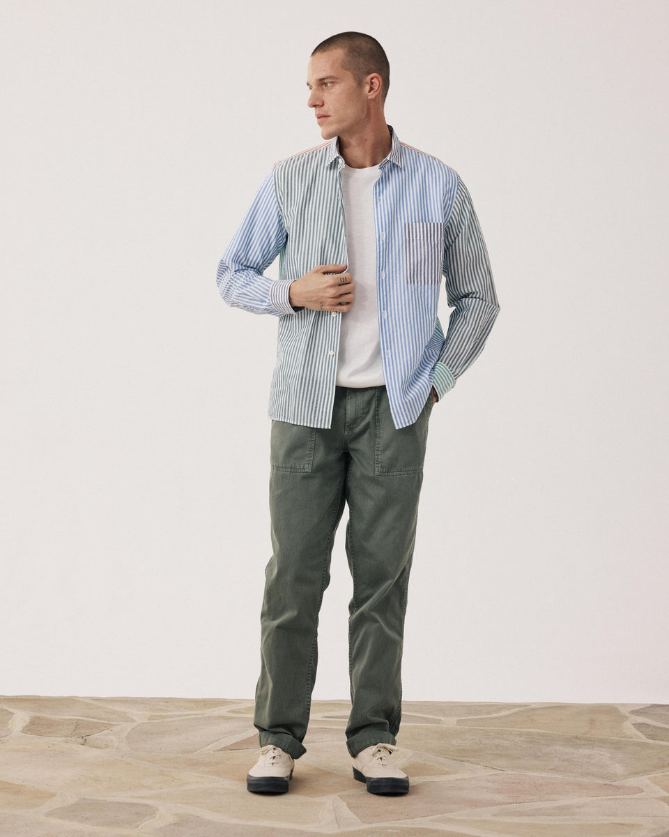 Chemise Homme en Fil-à-fil Patchwork - Image alternative