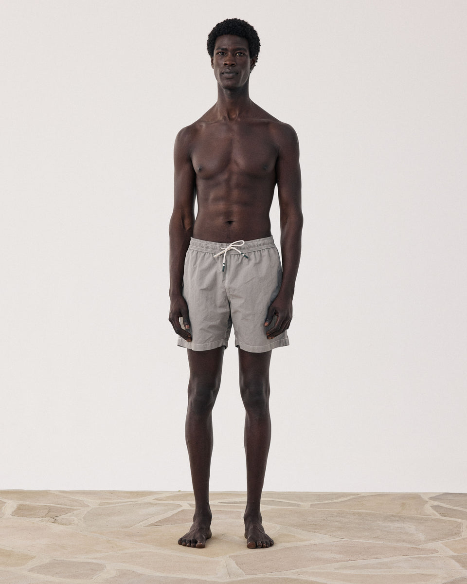 Men's Sage Green Classic Swim Trunks - Image principale