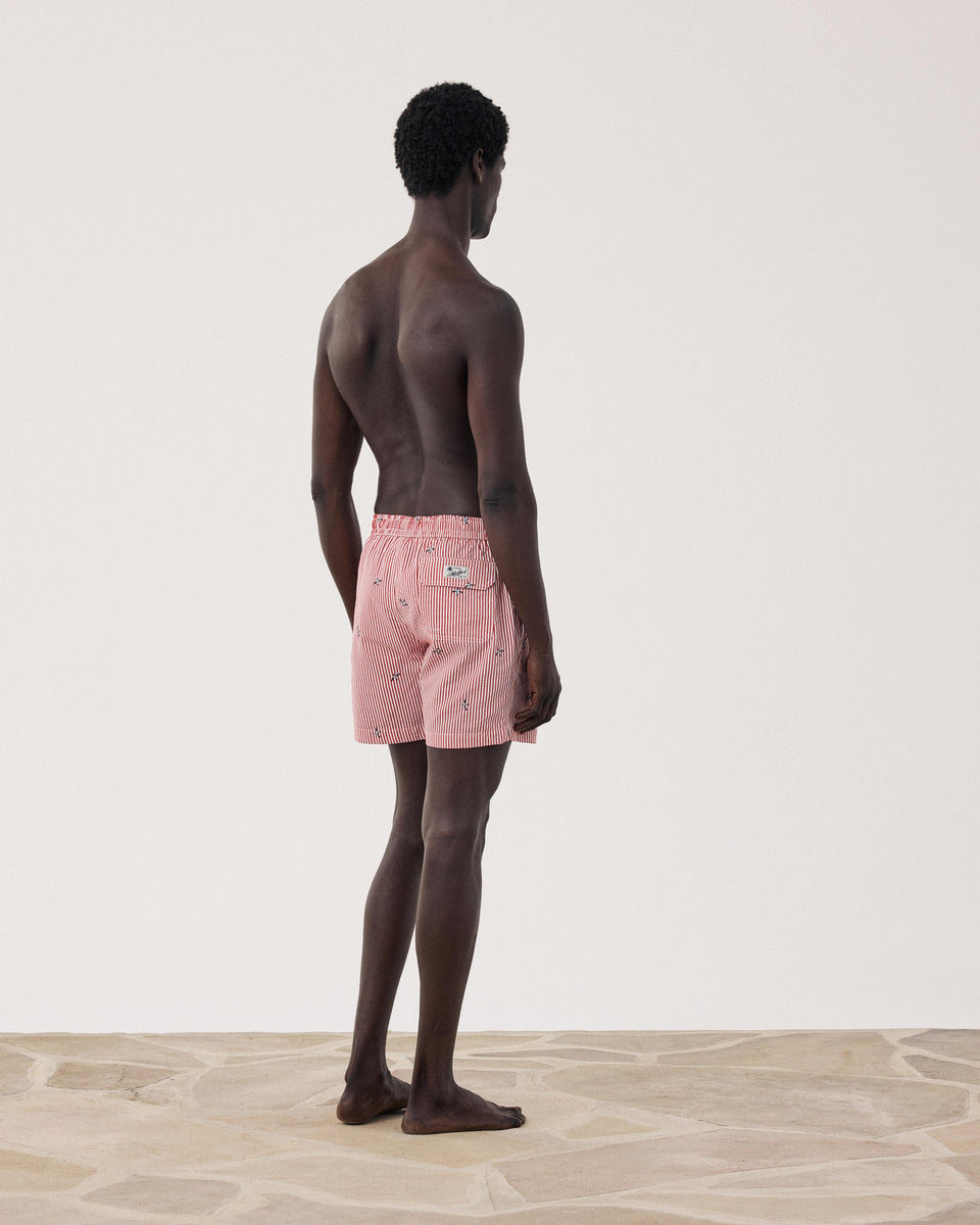 Costumi da bagno Uomo Nylon & Cotone Rosso Swim - Image alternative