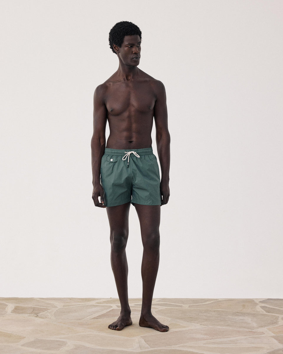 Boxer Men's Military green Ultra-Light Swim trunks - Image principale