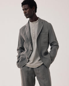 Men's Military Green Linen Jacket Jobby BF42101-70