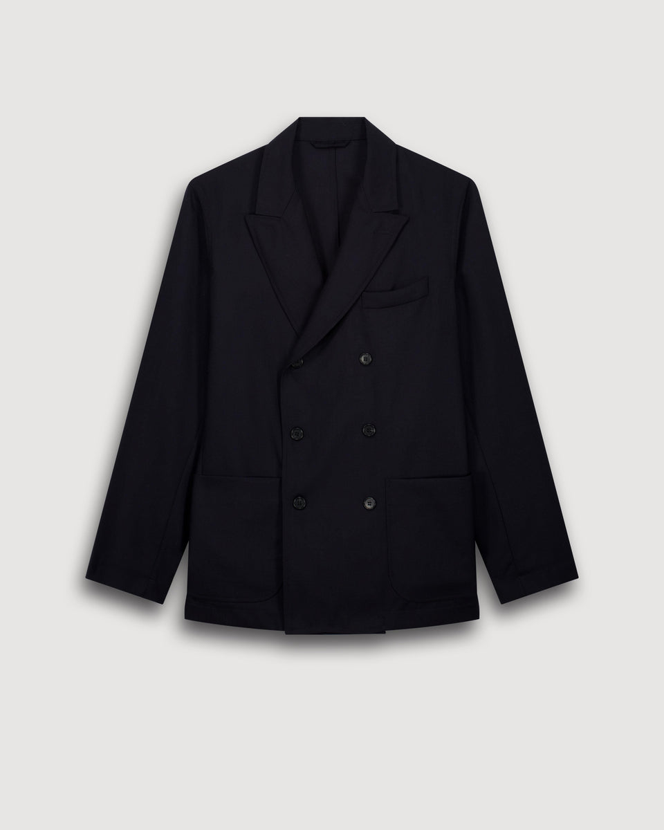 Veste Homme en Laine Bleu Marine Jarod - Image 3