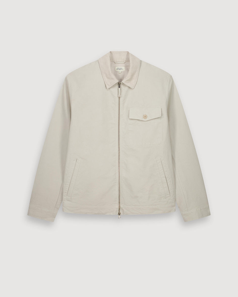 Blouson Homme en canvas de coton Beige Danny - Image 3