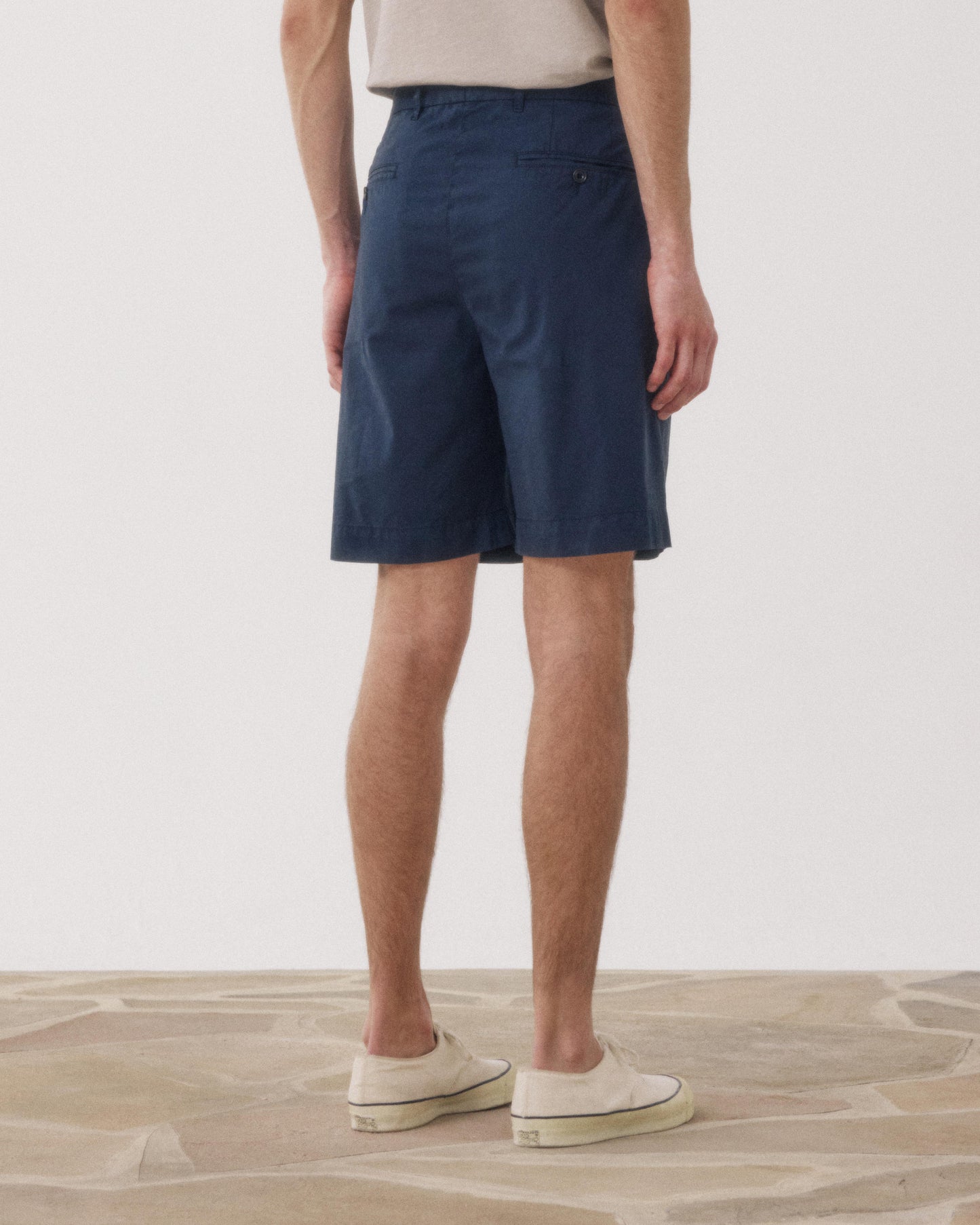 Taylor Men's Navy Blue Chino Short