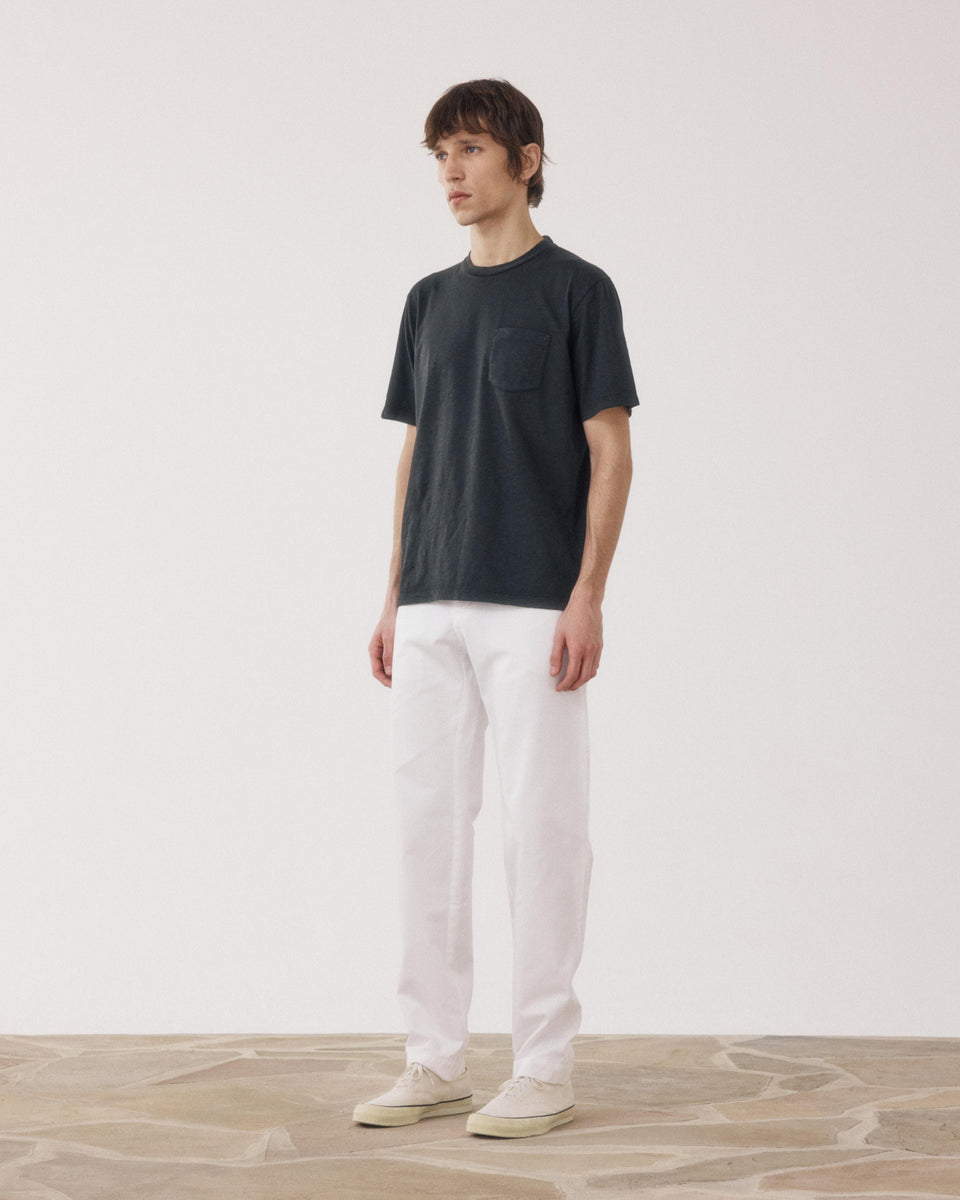 Pantalon Homme en Chino Blanc Taylor - Image alternative