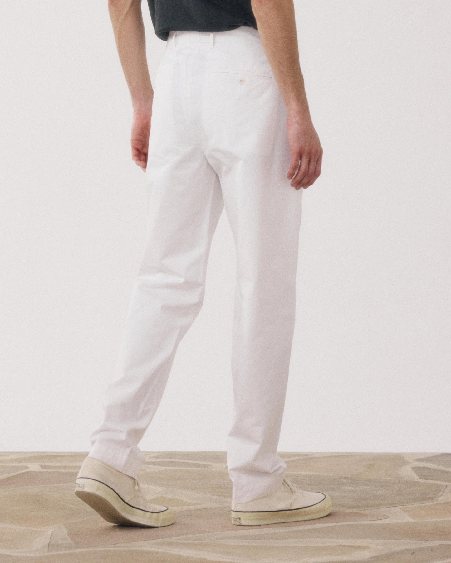 Pantalones Hombre en Chino Blanco Taylor