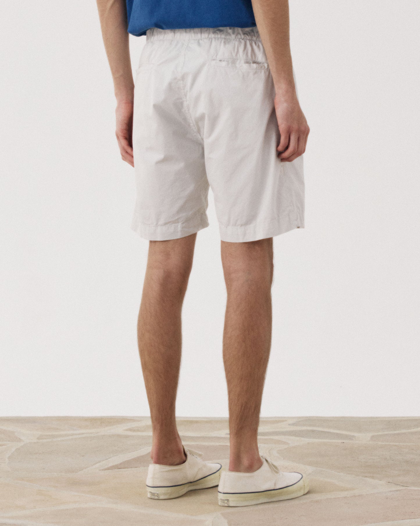 Short Homme en Cotton Léger Beige Joggy BF58103-52
