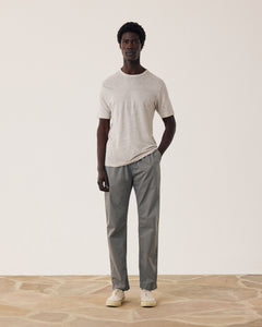 Pantalones de hombre de algodón ligero verde militar Joggy BF59103-70