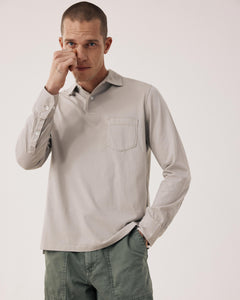 Polo para hombre de Jersey de algodón color arena BF61300-12