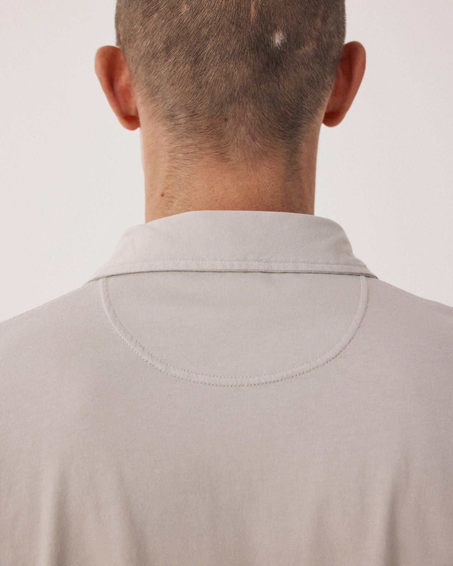 Polo para hombre de Jersey de algodón color arena BF61300-12