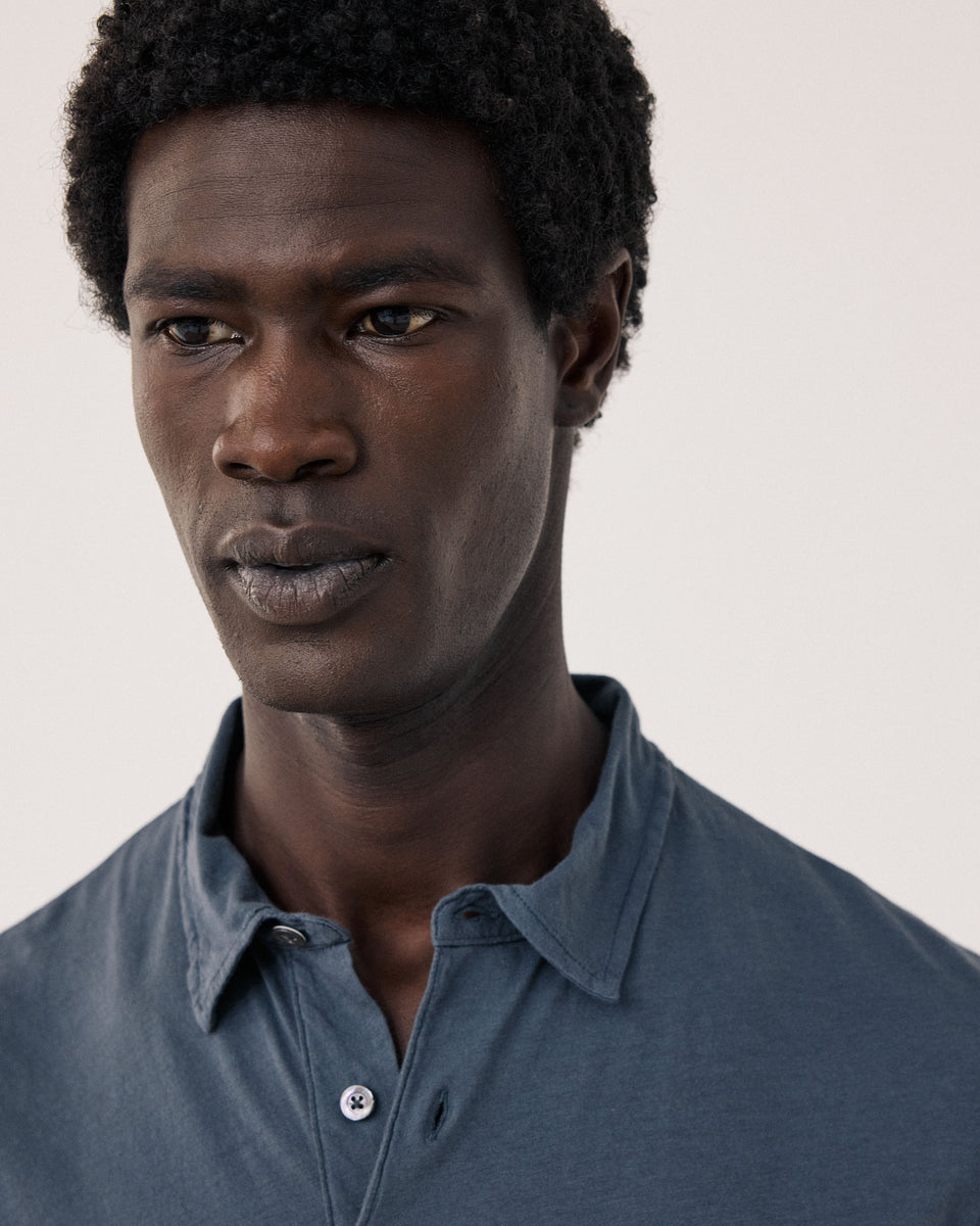 Polo Homme en Jersey de Coton Léger Carbone Light Polo - Image 3