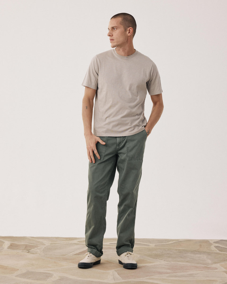 Crew Men's Sand Slub Cotton T-shirt - Image alternative