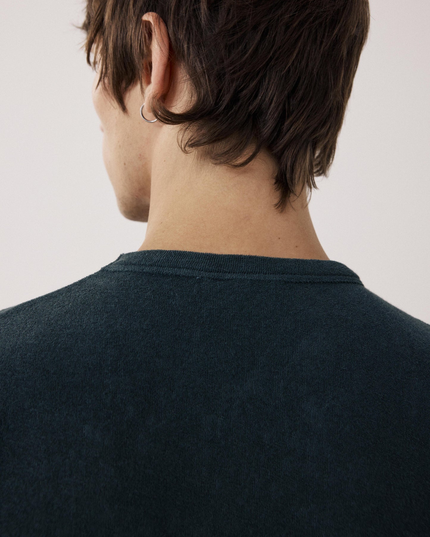 T-shirt Homme en Eponge Carbone BF80306-04