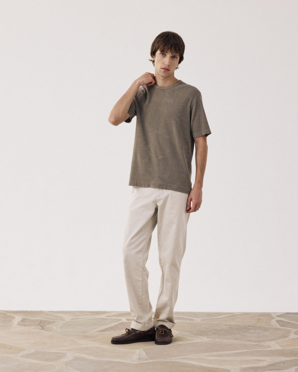 Camiseta Hombre en De Toalla Khaku - Image alternative