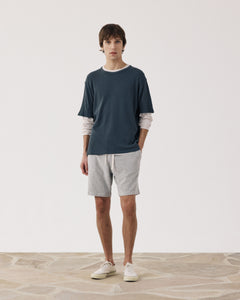 Men's Heather Gray Terry Cloth Shorts BF98311-01