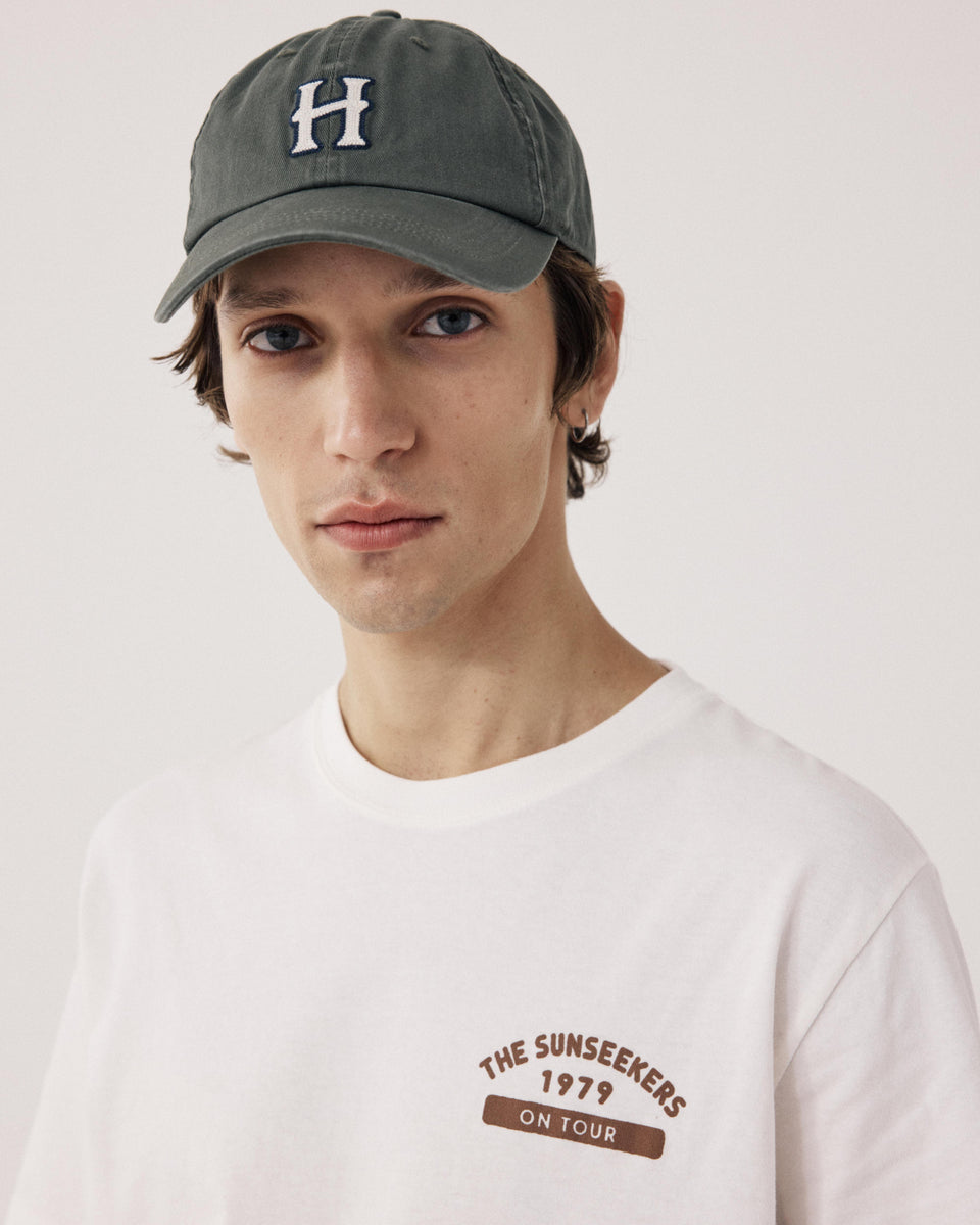 Men's Military green Cotton Cap - Image principale