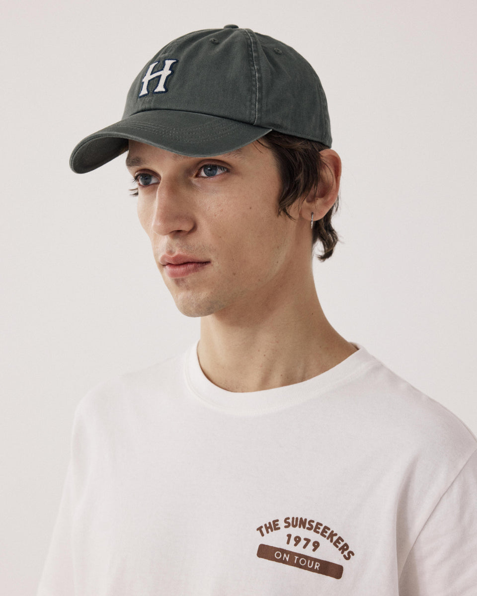 Men's Military green Cotton Cap - Image alternative