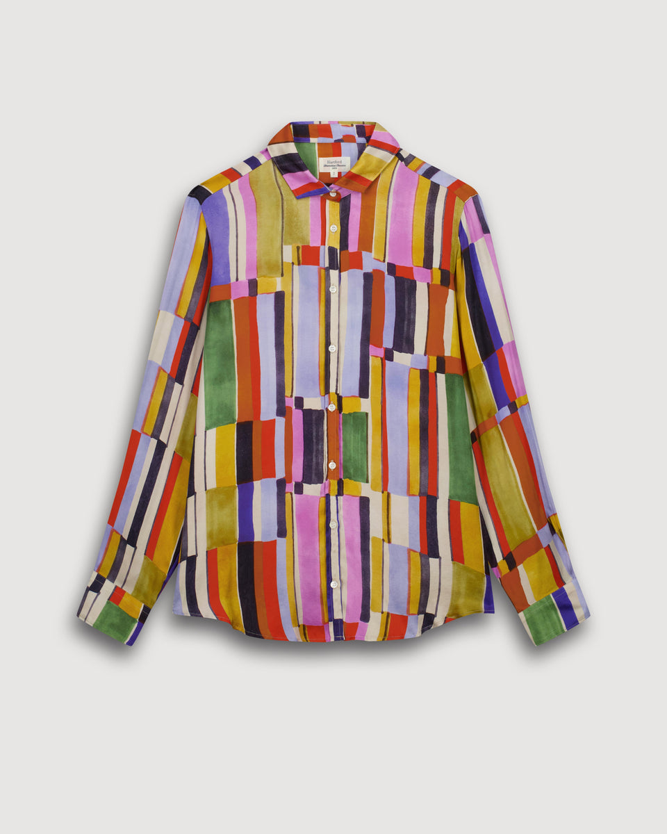 Chemise Femme en Viscose Imprimé Multicouleur Corazon - Image 3