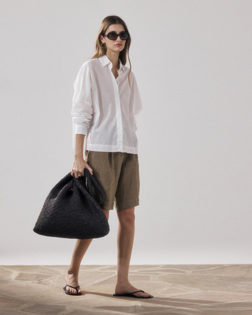 Camisa Mujer en Algodón Blanco Cosma - Image alternative